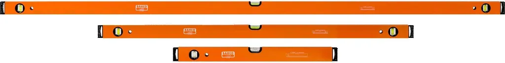 Set Bahco Marche Réglée Aluminium Orange 3 Pièces 600/1200/1800 mm