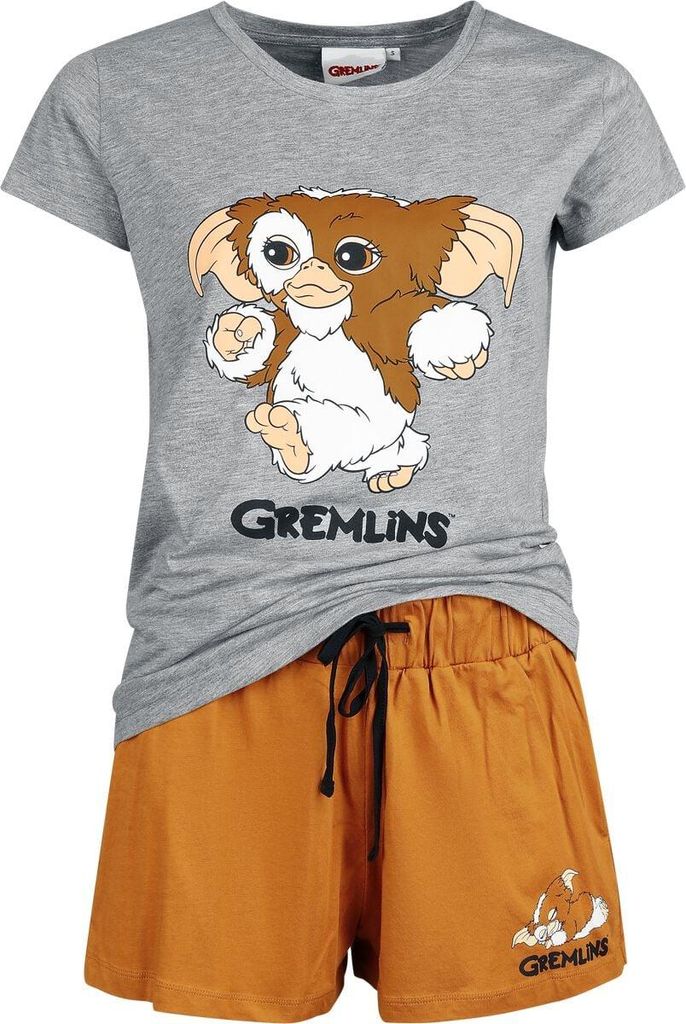 Gremlins Schlafanzug Damen Gizmo multicolor M