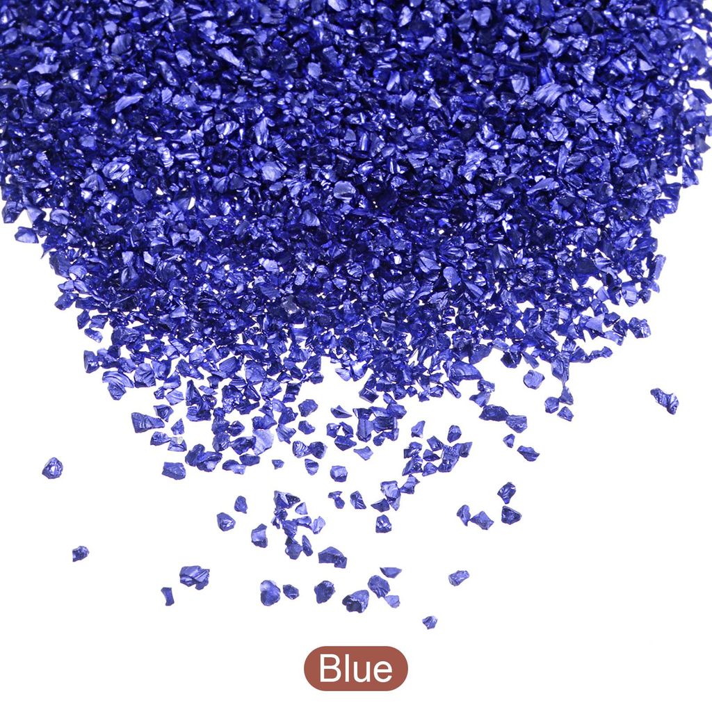 20g zerkleinerte Glassplitter 1-3mm unregelm??iges metallisches klobiges glitzerndes Glas zum Basteln DIY Schmuck Vasenfš¹ller Epoxidharz Dekorat...