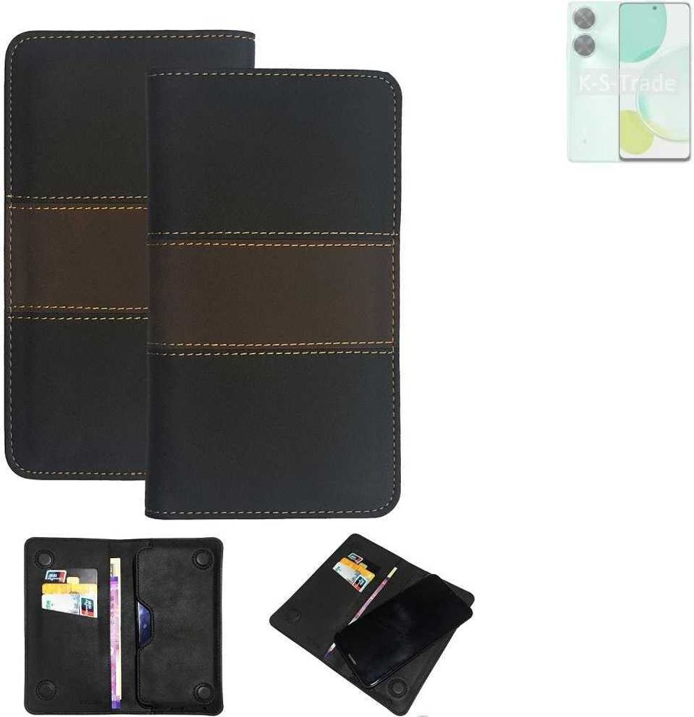 K-S-Trade Hülle Handyhülle kompatibel mit Huawei Nova 11i Schutzhülle Walletcase Bookstyle Tasche Schutz Case Handytasche Wallet Cover Kunstleder