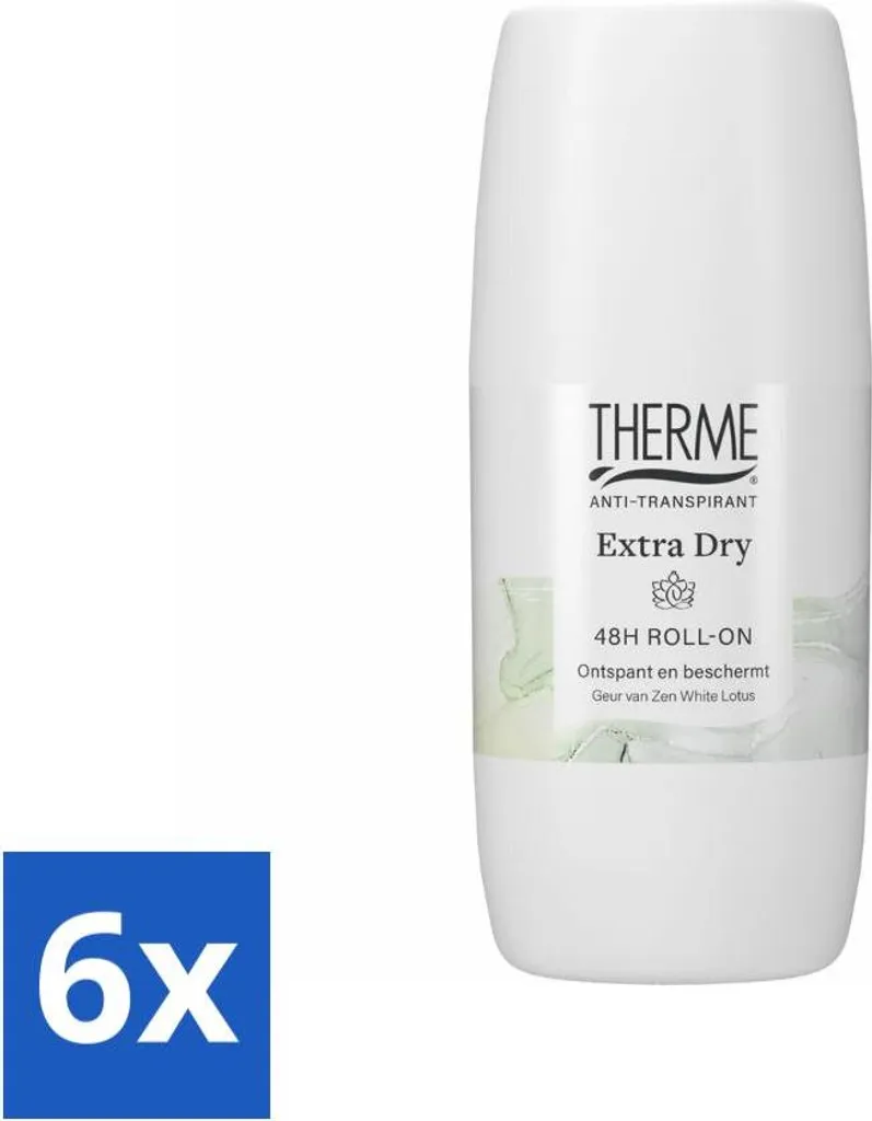Routine Zen: Therme White Lotus Antitraspirante 6 pezzi 60ml