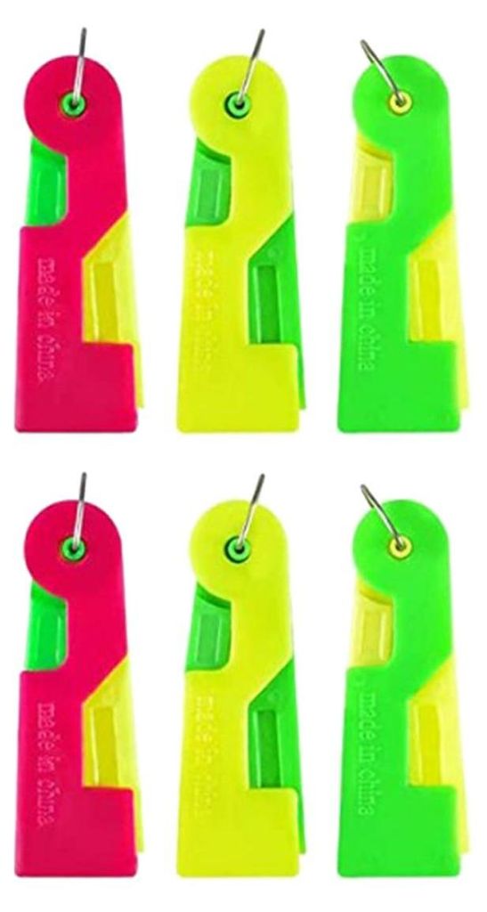 6 Stück automatische Nadeleinfädler aus Kunststoff, Produktbild 