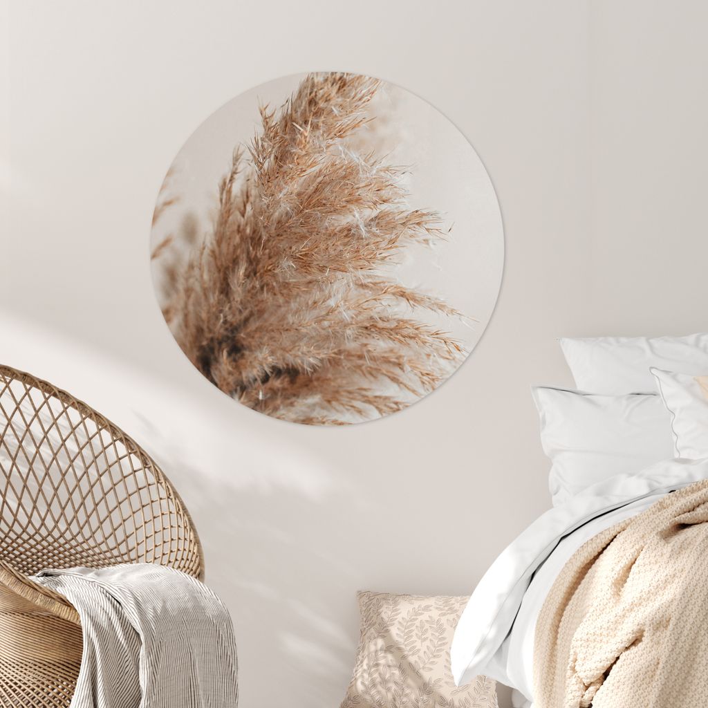 MuchoWow - Tapetenkreis - Wandbild rund - Schlafzimmerdekoration - Wanddeko - runde Tapete - Kunst für zu Hause