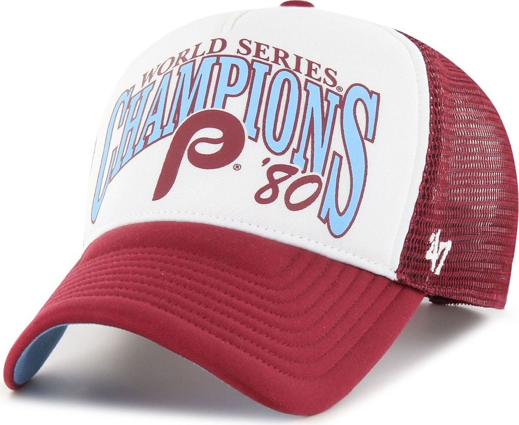 47 Brand Mesh Trucker Cap - FOAM CHAMP Philadelphia Phillies