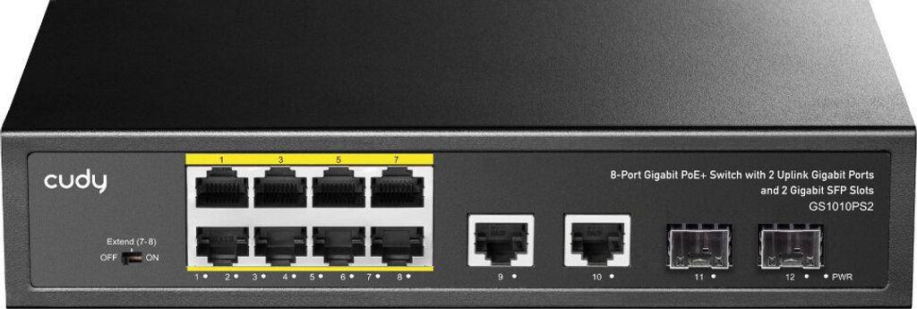 Cudy GS1010PS2 Netzwerk-Switch