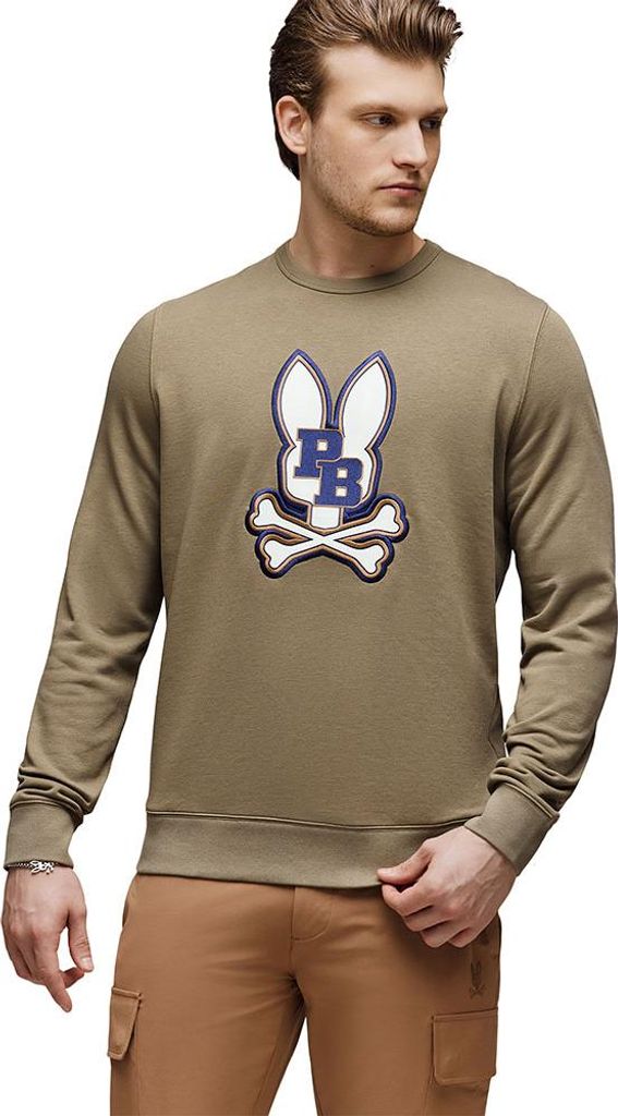 Psycho Bunny Wade Cord Sweatshirt Grün M Herren Grün M