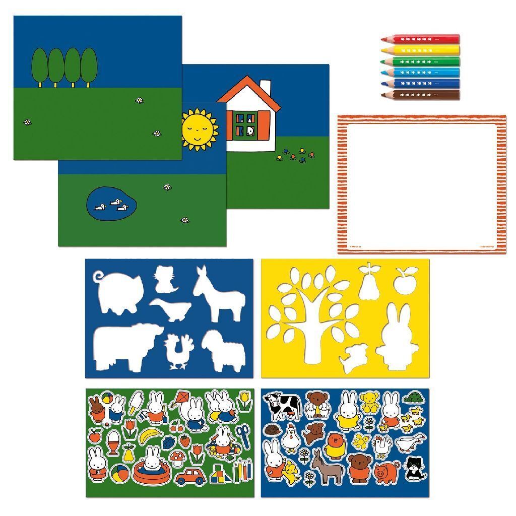 Miffy 17022, Bastelset für Kinder, 3 Jahr(e), Mehrfarbig Produktbild 