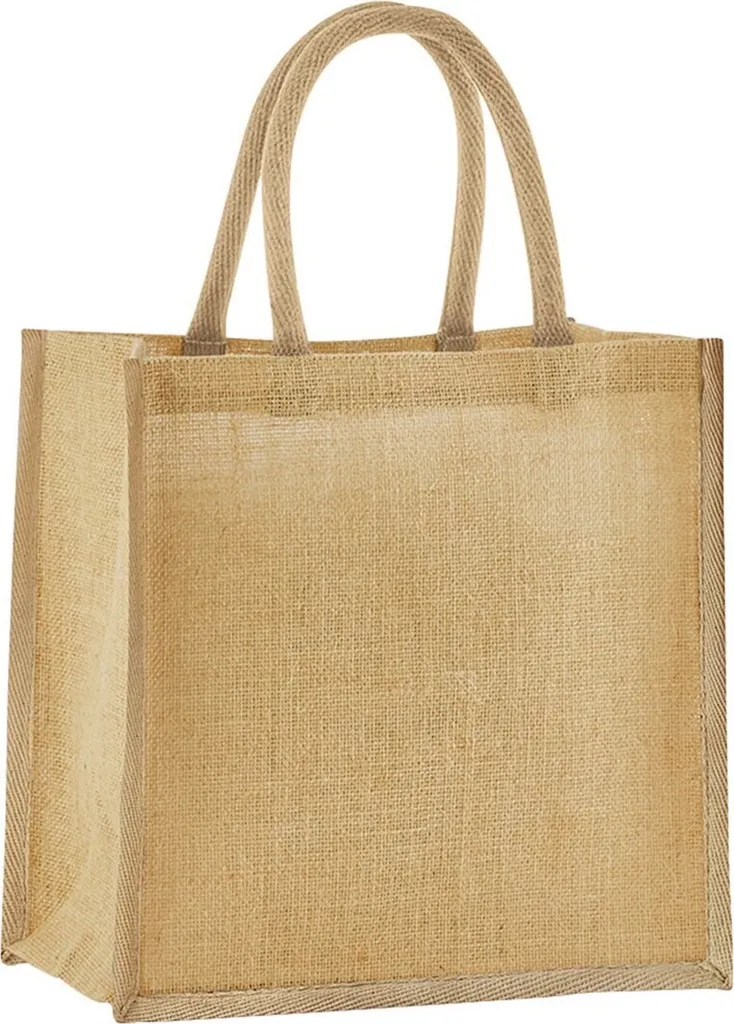 Westford Mill - Borsa della spesa, mini, iuta inamidata, 6l PC6990 (Taglia unica) (Naturale)