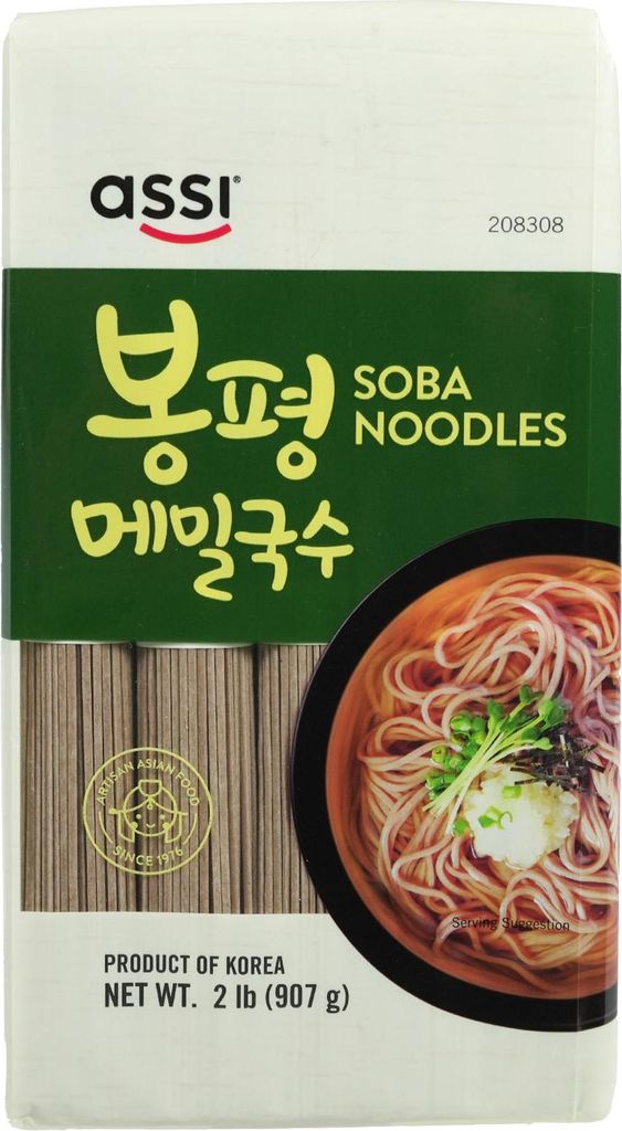Assi Soba Nudeln Buchweizennudeln mit Weizen Memil 907g