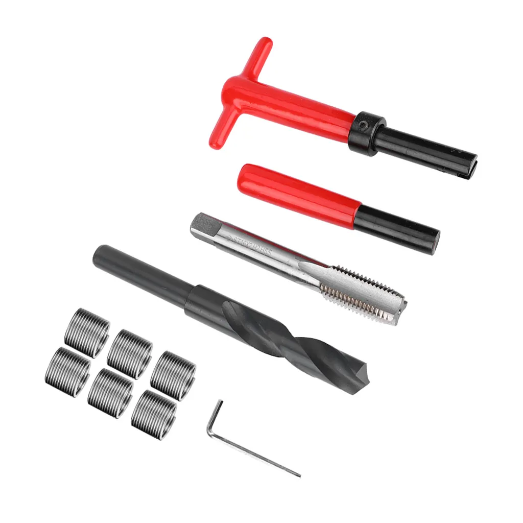 Coffret d'inserts filetés M16 x 2 - Kit complet avec mèche et tournevis