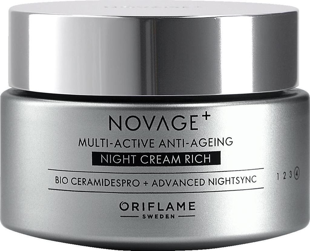 Oriflame Novage+ Multi-Active Reichhaltige Anti-Aging Nachtcreme 50 ml