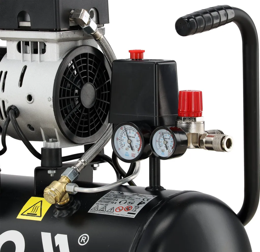 Compresseur sans huile 24 l : Performance silencieuse et compacte