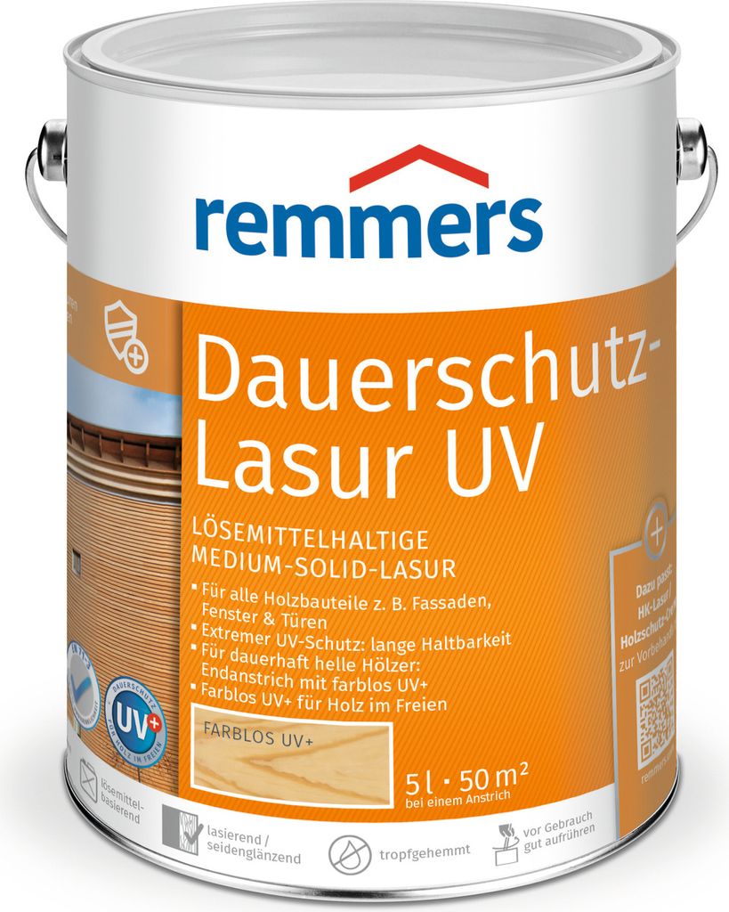 REMMERS UV+ Lazura - dekorativní lazura na dřevo 5 l Obrázek produktu 10