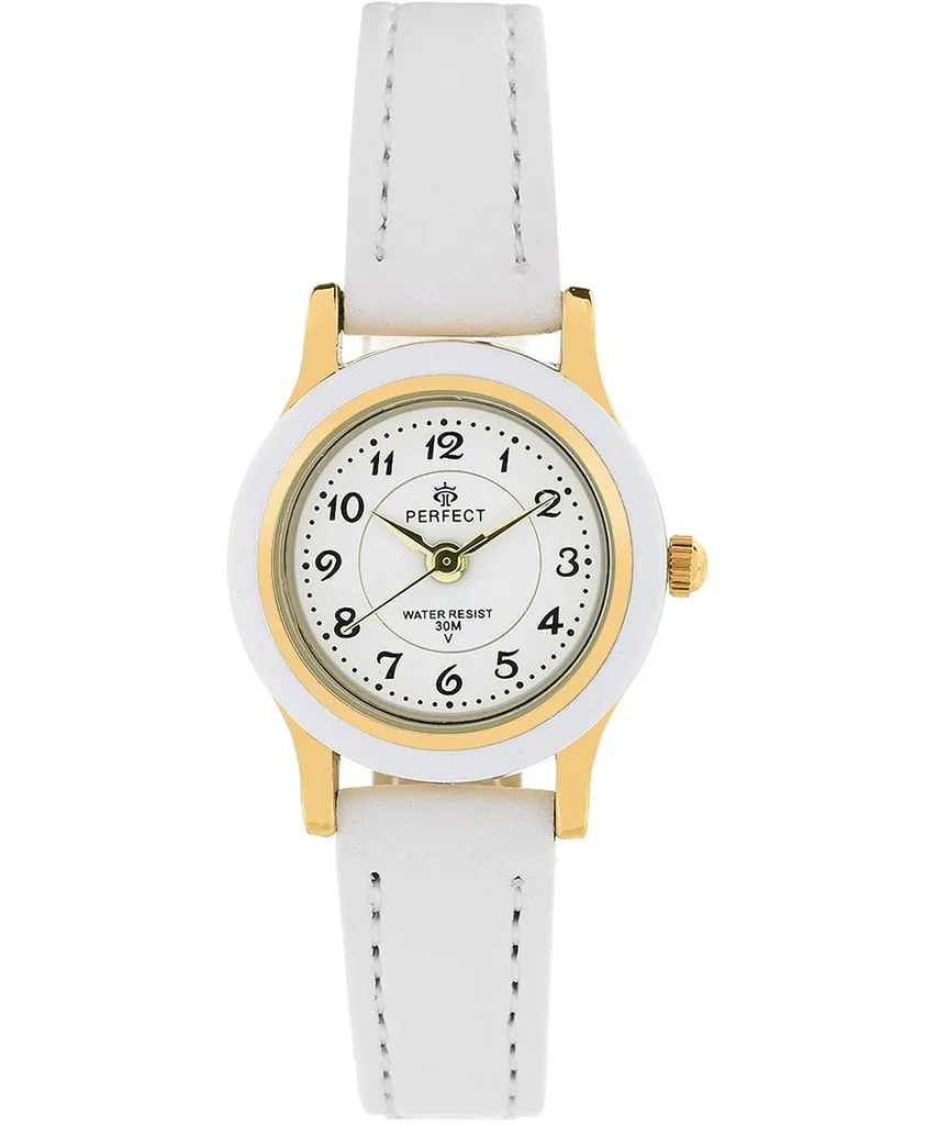Trasuildi Montre Analogique Blanche pour Enfant - Modèle Kid One Size
