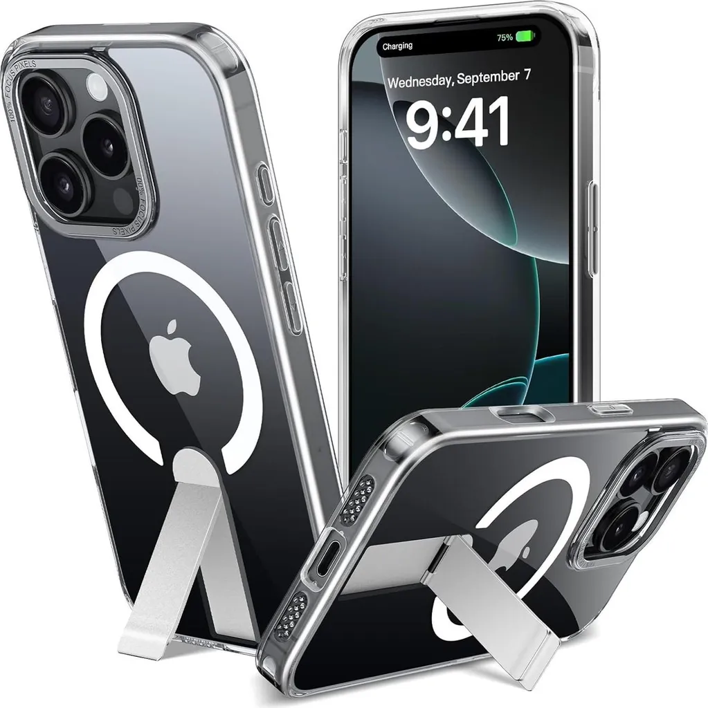 Cover MagSafe iPhone 16 Pro Max con Kickstand Invisibile | Top 2026