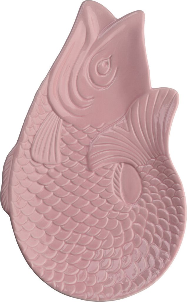 Gift Company Monsieur Carafon Fisch Dekoteller sea pink 25,3x16cm