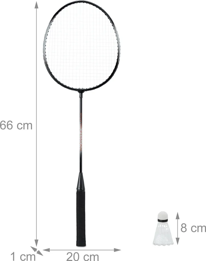 Set de Badminton idéal pour le jardin et les vacances - Kit 2 sets complets - 4