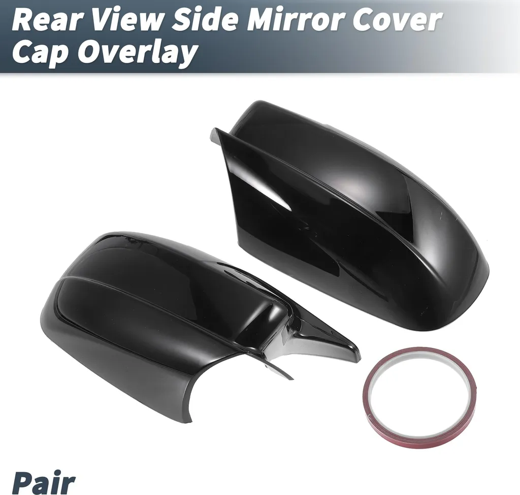 Coques de Rétroviseur Extérieur Noir Brillant pour Dodge Charger 2011-2021