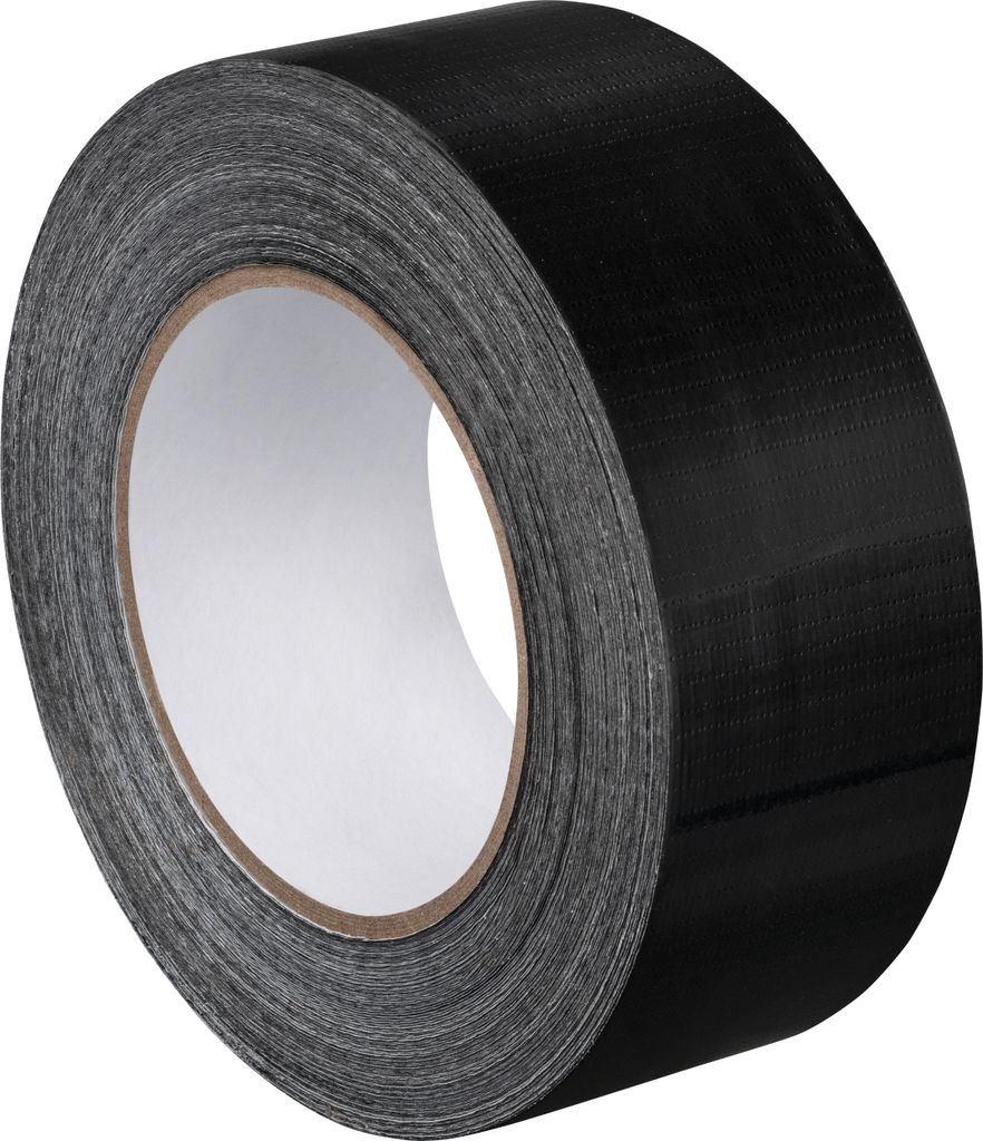 50mm x 50m Abklebeband Schwarz Gewebeklebeband Klebeband Panzertape Panzerband