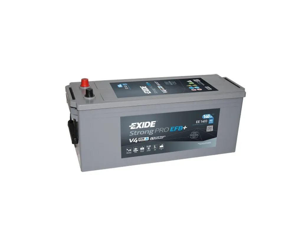 Batterie Exide EE1403 StrongPRO EFB+ 12V 140Ah pour camion et grand routier