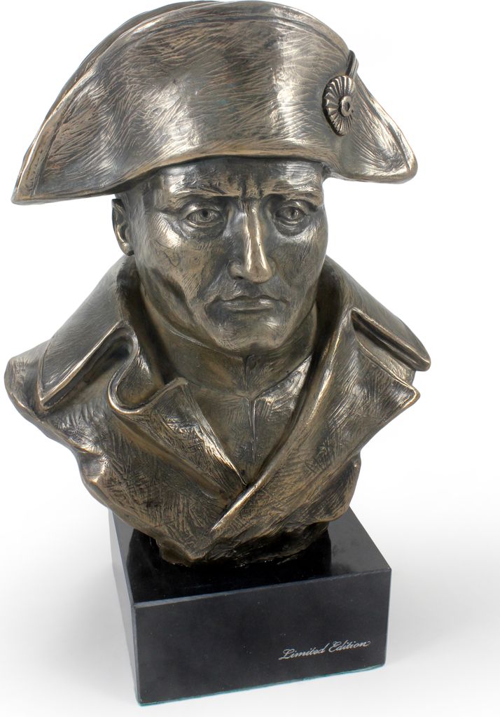 Napoleon Bonaparte - Marmor-Büste, Statue einer berühmten Person, Dekoration für Büro, Schule und Hotel der Marke Art-Dog
