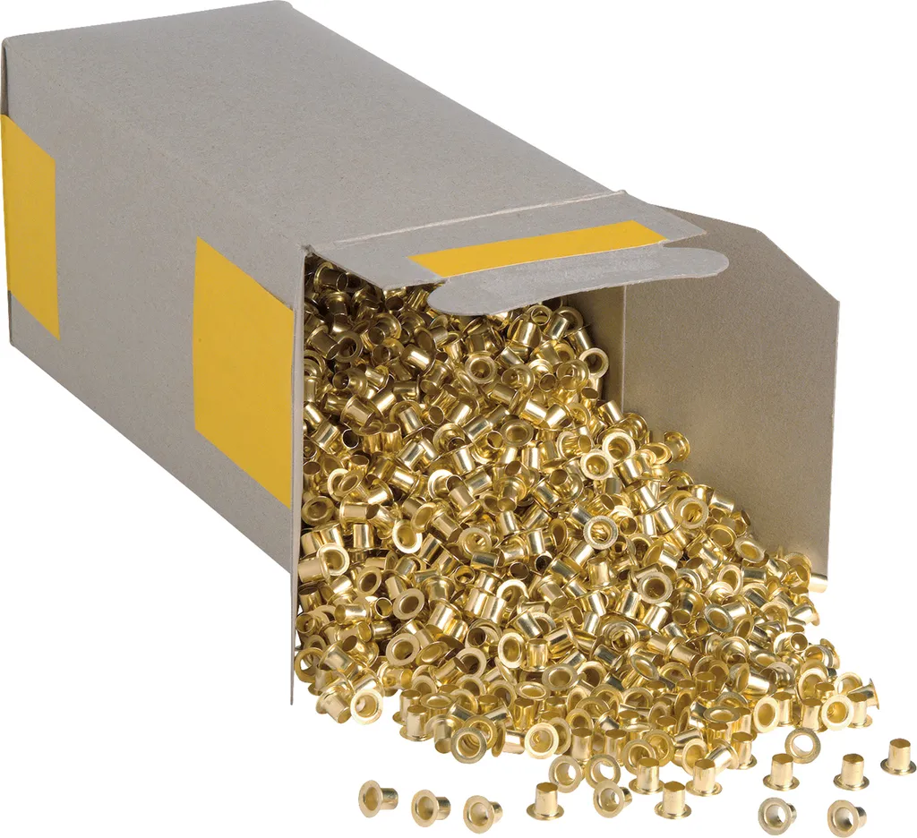 Piton à boucle 1107100 vermessingt 5x69mm pour fixation solide 5000 pcs