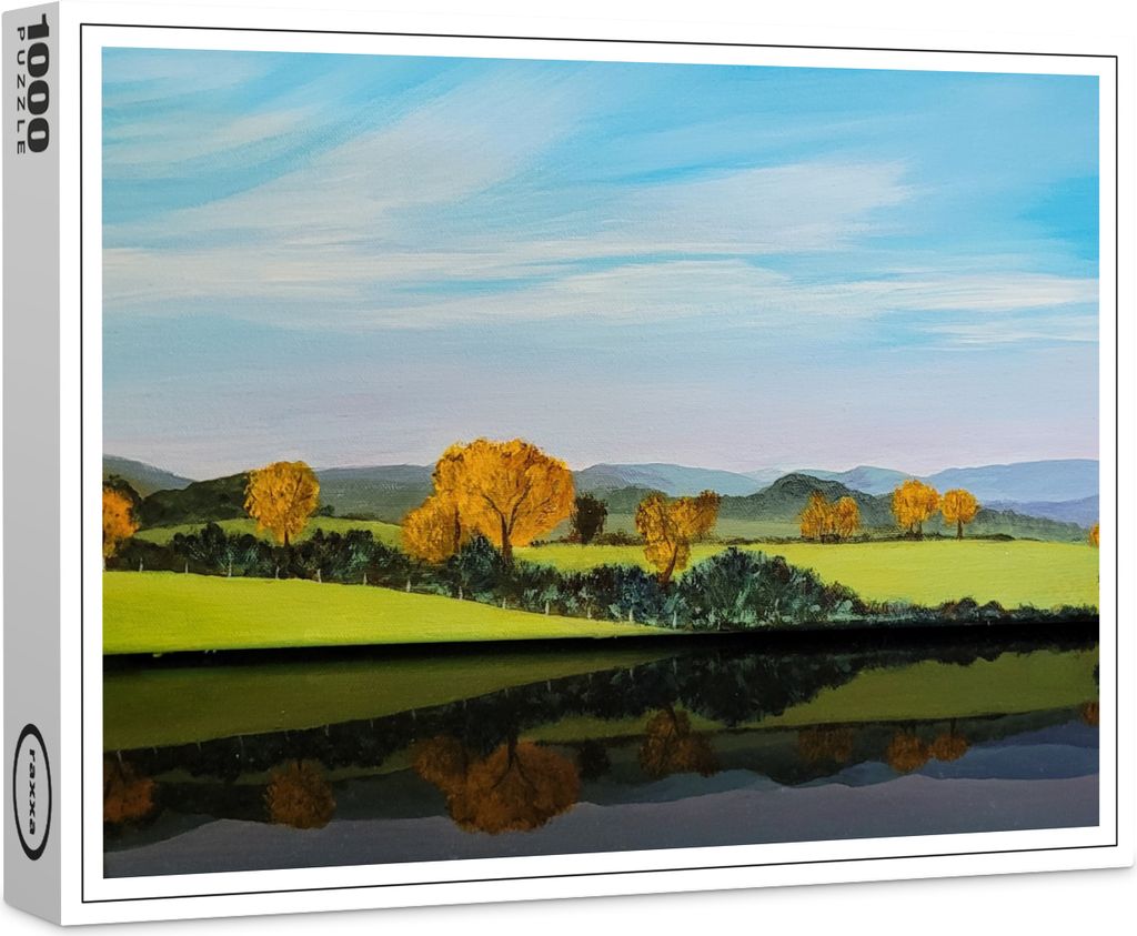 raxxa Premium-Puzzle "Am stillen See", 1000 Teile