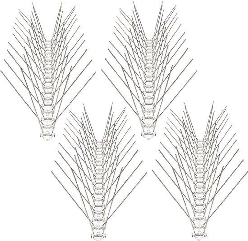 Dak- und Balkonsicherheit - Vogelabwehrspikes - 10 cm lang - 3 Meter - Duivenabwehr - Klettertierabwehr