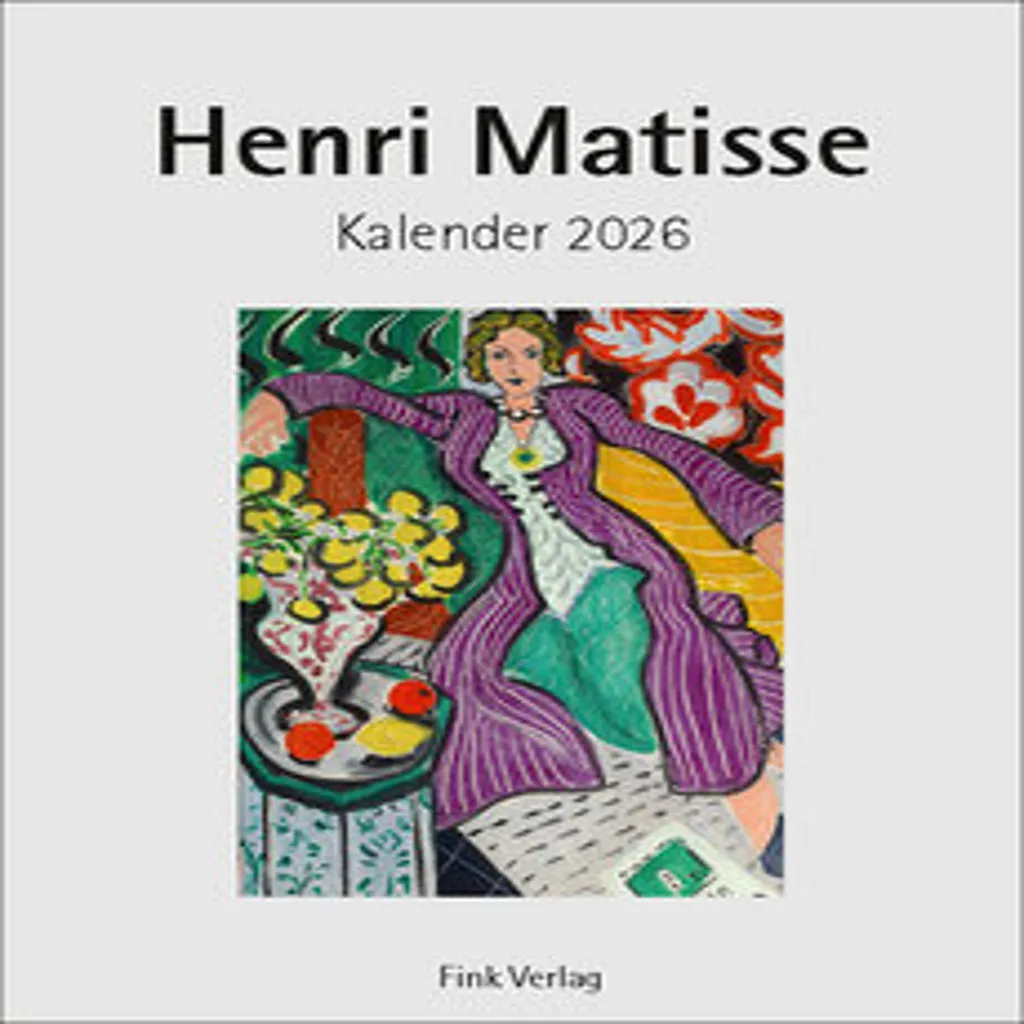 Calendrier 2026 Henri Matisse pour Bureau : Organisez l'Année en Art
