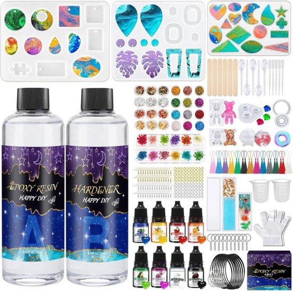 Epoxy Set 500ml DIY Schmuck Herstellung
