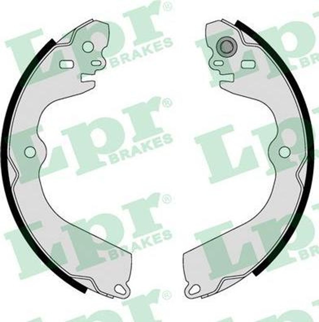 LPR 01118 Bremsbackensatz OE D4060JX00A kompatibel mit NV200