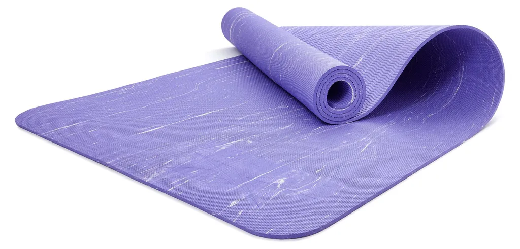 Tapis de yoga Reebok Camo 5 mm violet - Tapis de sport haute densité