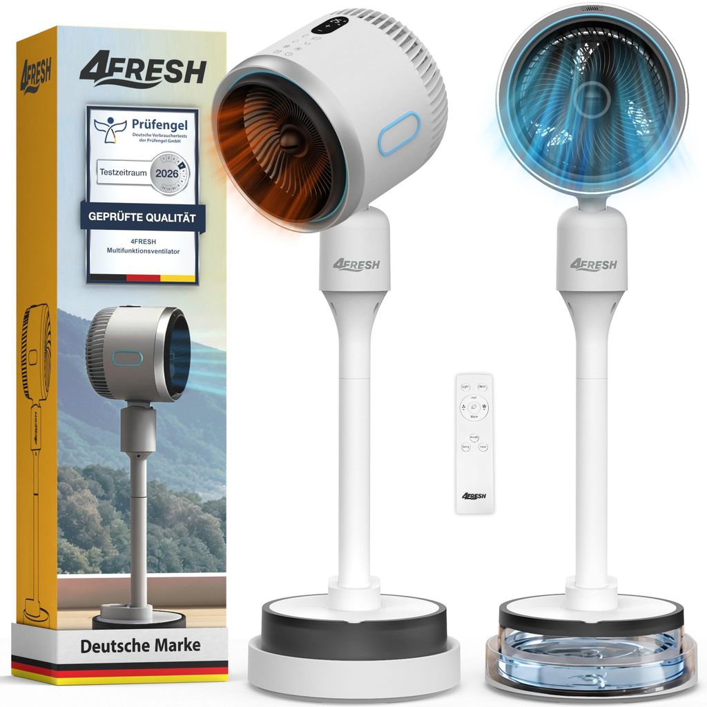 Ventilatore da pavimento 4Fresh 4-in-1 con funzione di Immagine del prodotto 