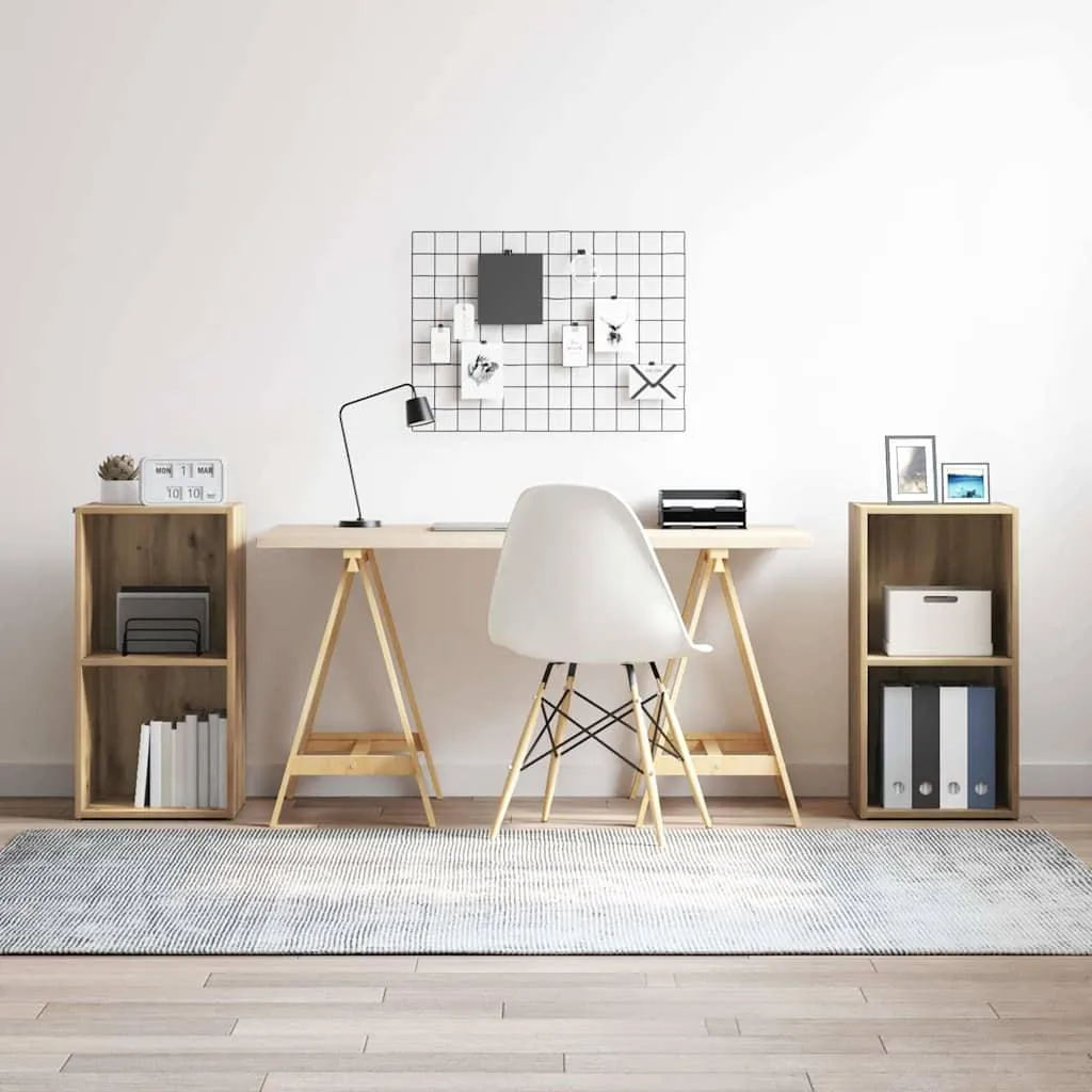Maison Exclusive - Set mobile TV 2 pezzi Rovere Artisan 37 x 35 x 72 cm Materiale ligneo