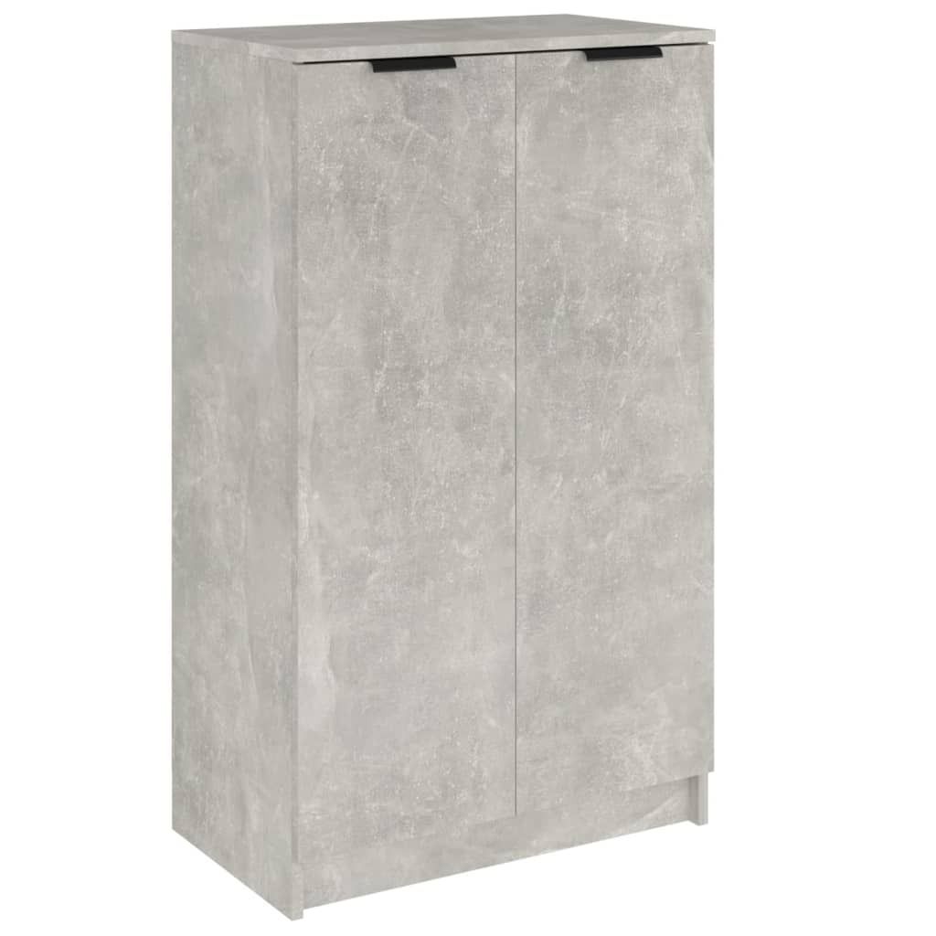 Schuhschrank Betongrau 59x35x100,5 cm Holzwerkstoff