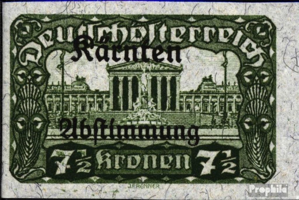 Briefmarken Österreich 1920 Mi 337 gestempelt Kärnten