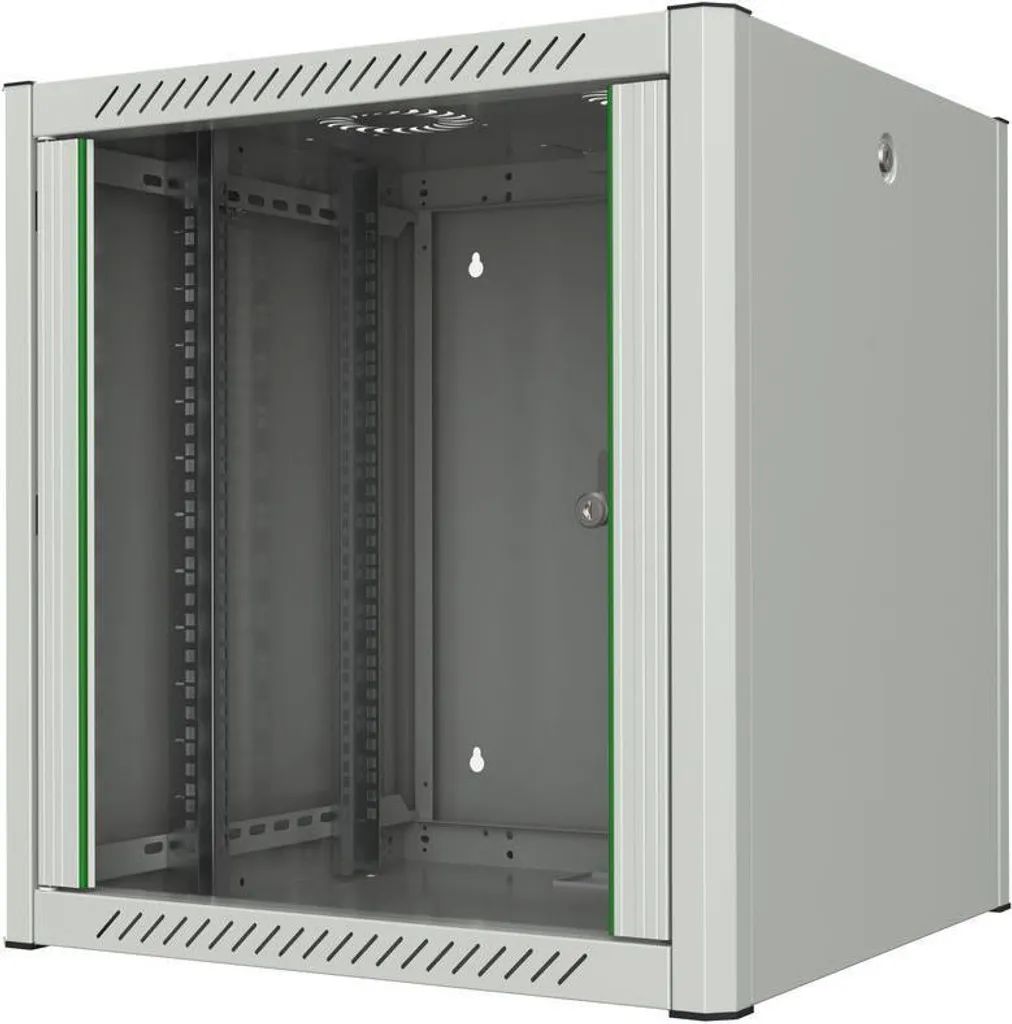 Baie de Brassage Murale 12U Blanche 19'' Lanview Profondeur 560mm