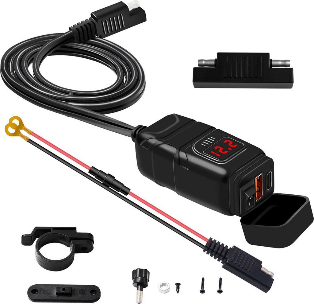 Caricabatterie OBD per auto, adattatore di ricarica per auto universale per veicoli