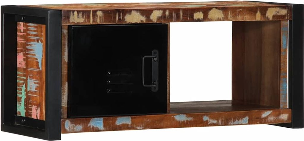 TV-Schrank 80x30x35 cm Massivholz Altholz