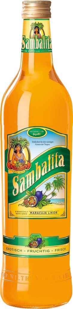 Sambalita Maracuja Likör 16% 700ml Produktbild 