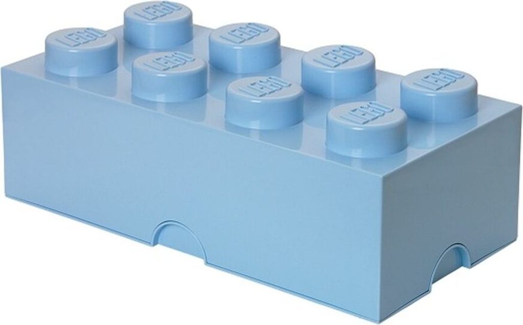 LEGO Aufbewahrungsstein Stapelbox mit Deckel 8 Noppen - Produktbild 