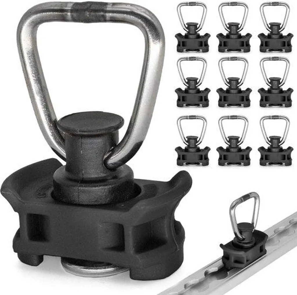 Composants de guidage pour rail aérien industriel lot de 10 pièces 800kg
