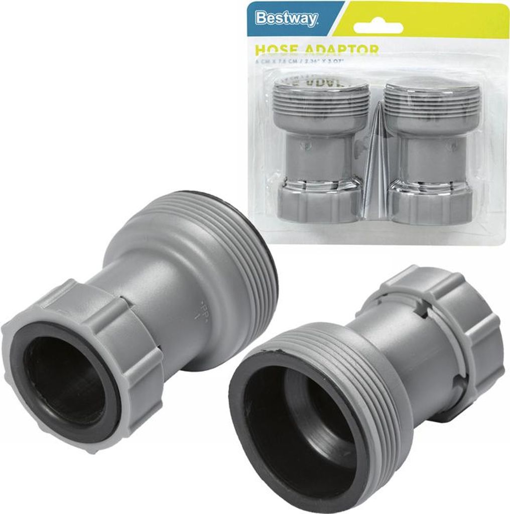 Bestway® Schlauchadapter 38 mm - 32 mm, Doppelpack Produktbild 