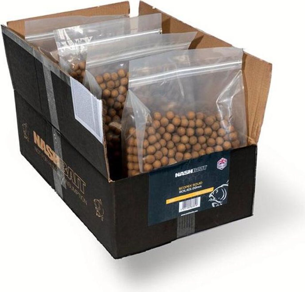 Nash Baits Scopex Squid Boilies 20 kg 20 mm