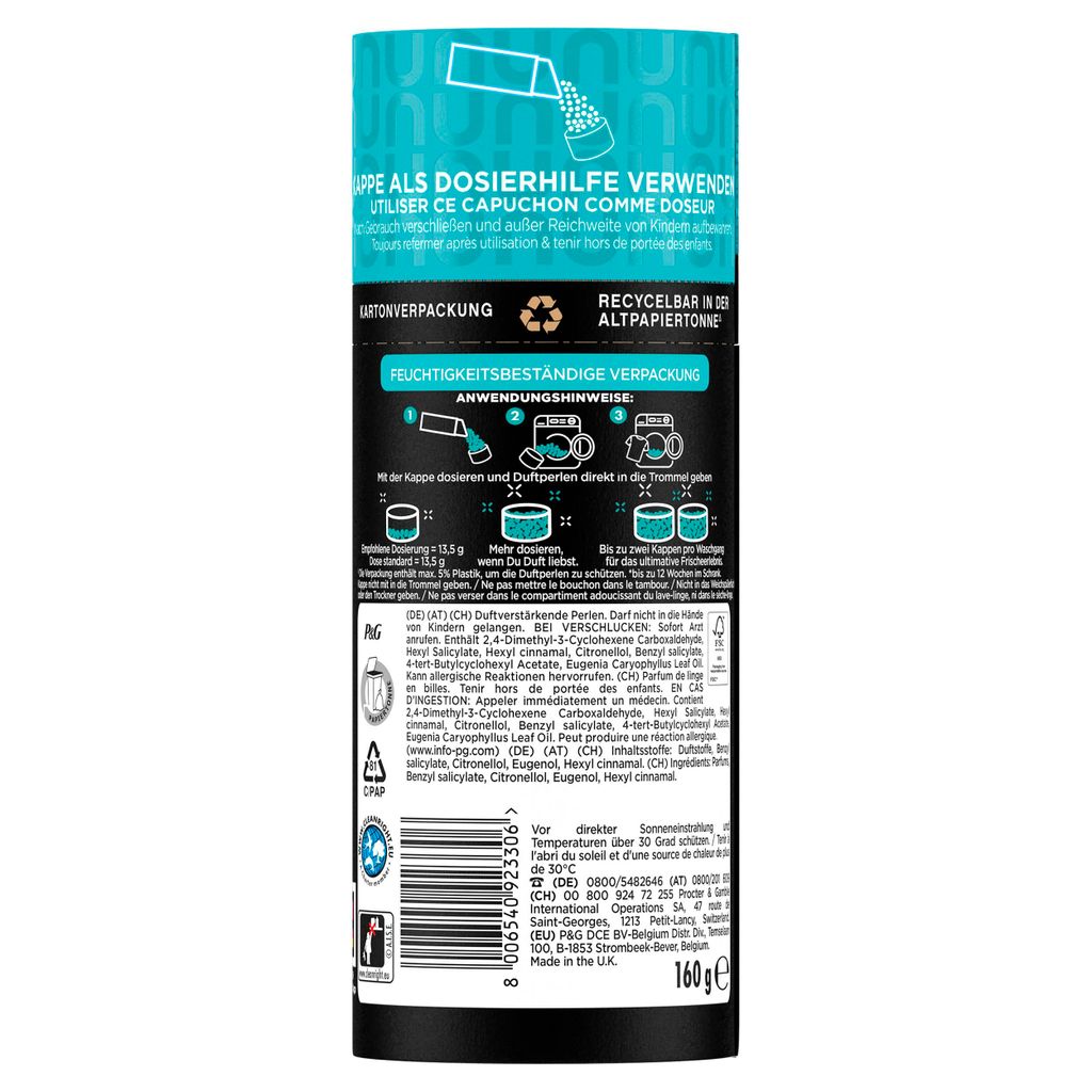 Lenor Unstoppables Fresh Wäscheparfüm 160,0 g Produktbild 2
