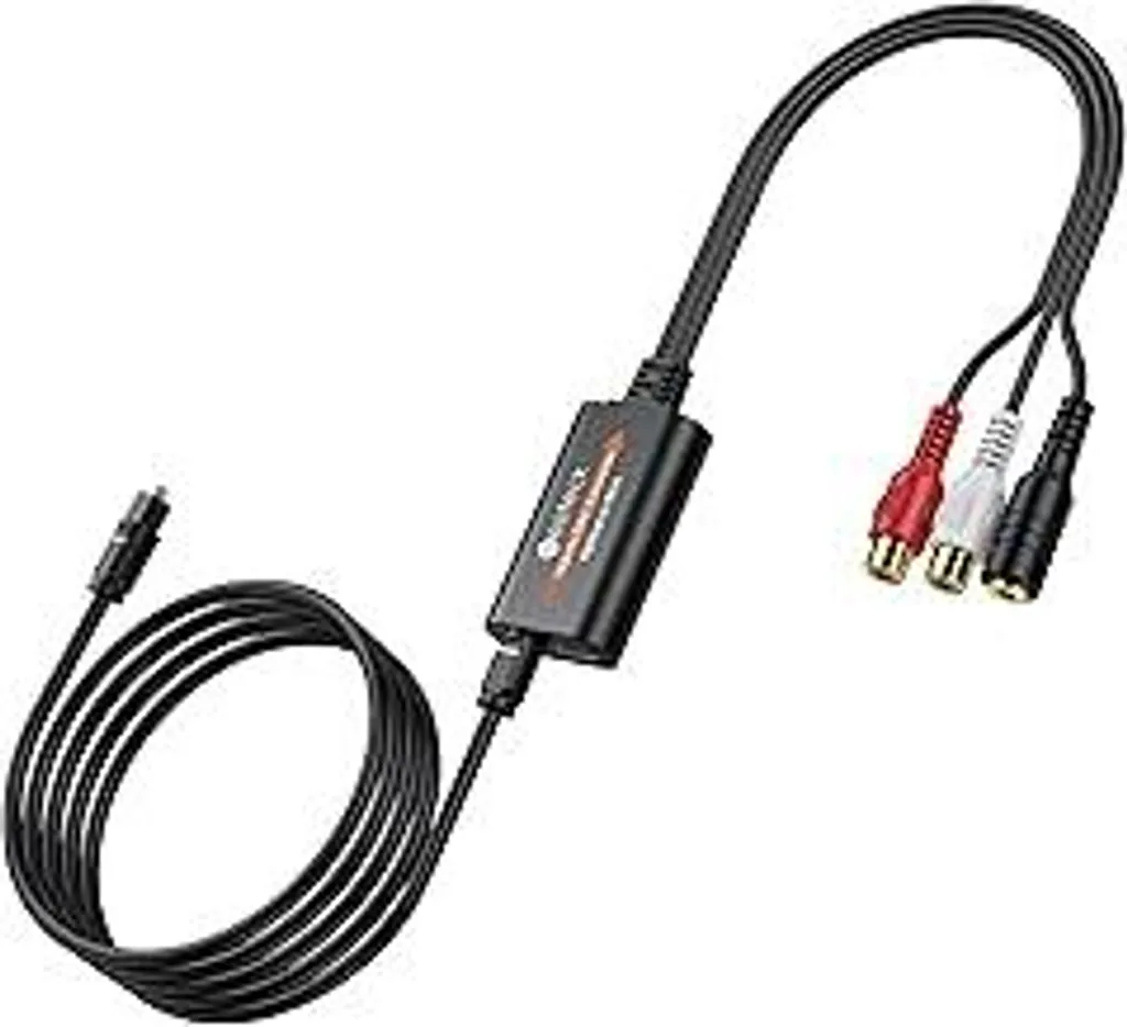 Convertitore Neoteck DA Convertitore audio digitale-analogico da 192 kHz da ottico a 3,5 mm con chip amplificatore audio integrato, convertitore DAC per HDTV, set-top box, lettori DVD/Blu-ray