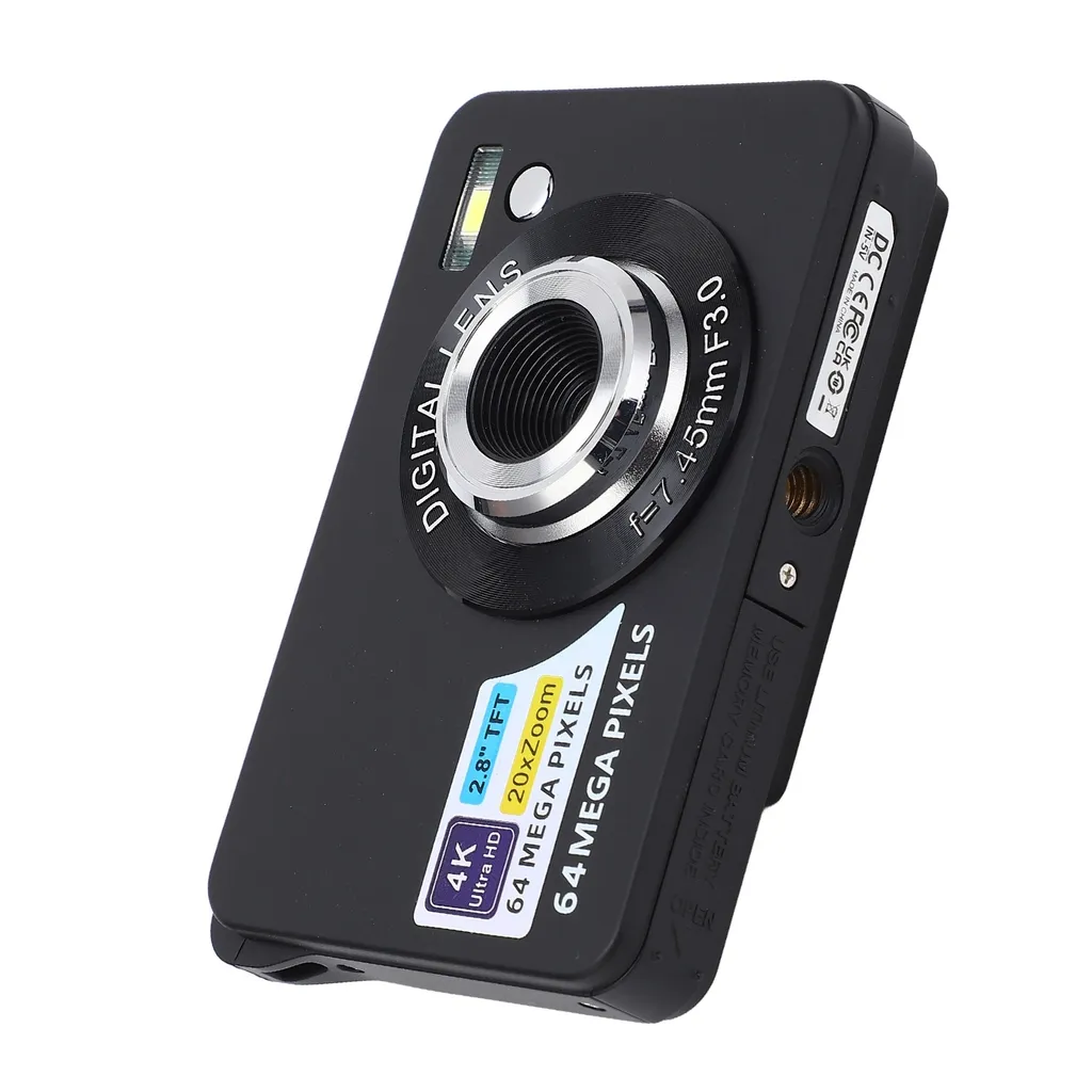 Appareil Photo 4K 64MP avec Écran 2,8 Pouces et Autofocus Rapide - 4