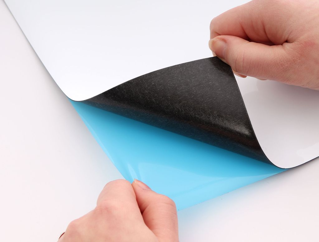 Selbstklebende und magnetische Vinyl- Markerfolie, Produktbild 