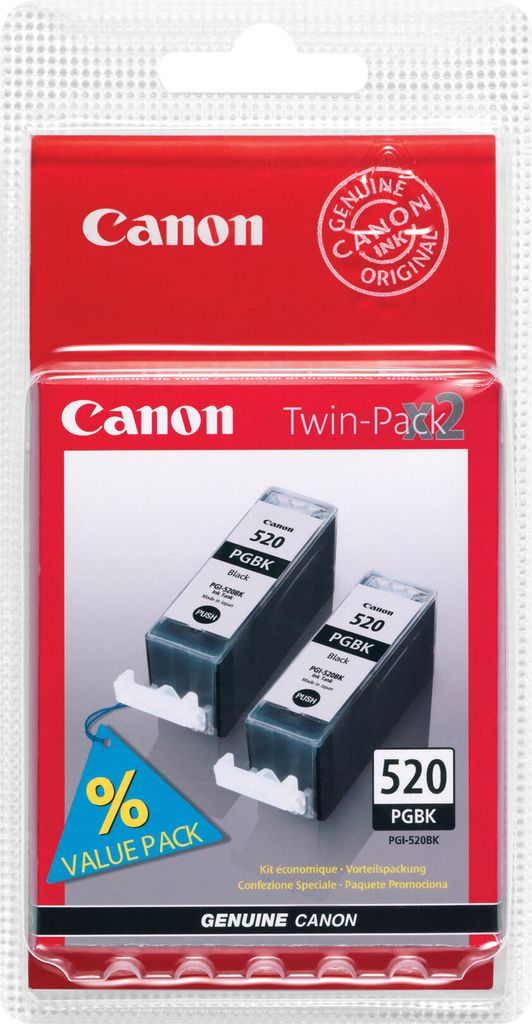 Canon PGI-520PGBK Twin Pack - nádobka s inkoustem - 2 x Obrázek produktu 