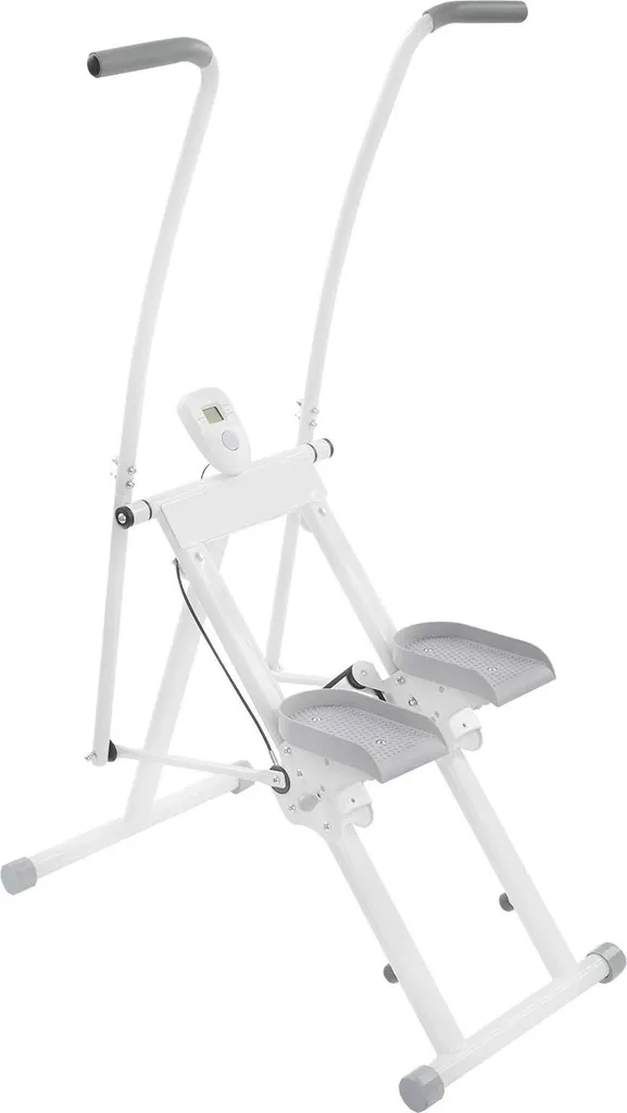 Vertical Climber - Stepper d'Escalier Blanc pour Tonifier Corps sans Chocs